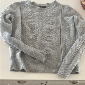 Banana republic grey alpaca / merino blend sweater